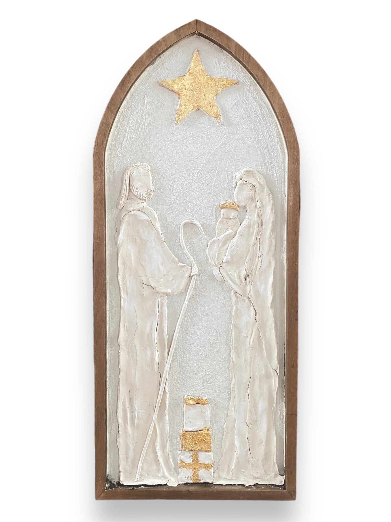 Arched Nativity w/ Wise Men Gifts