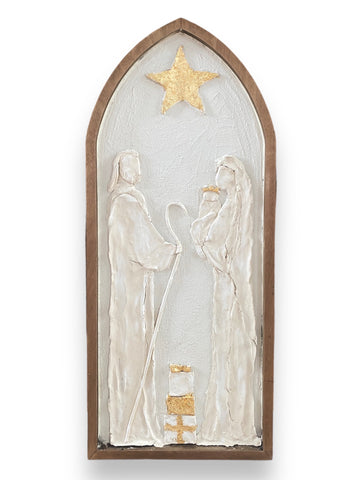 Arched Nativity w/ Wise Men Gifts