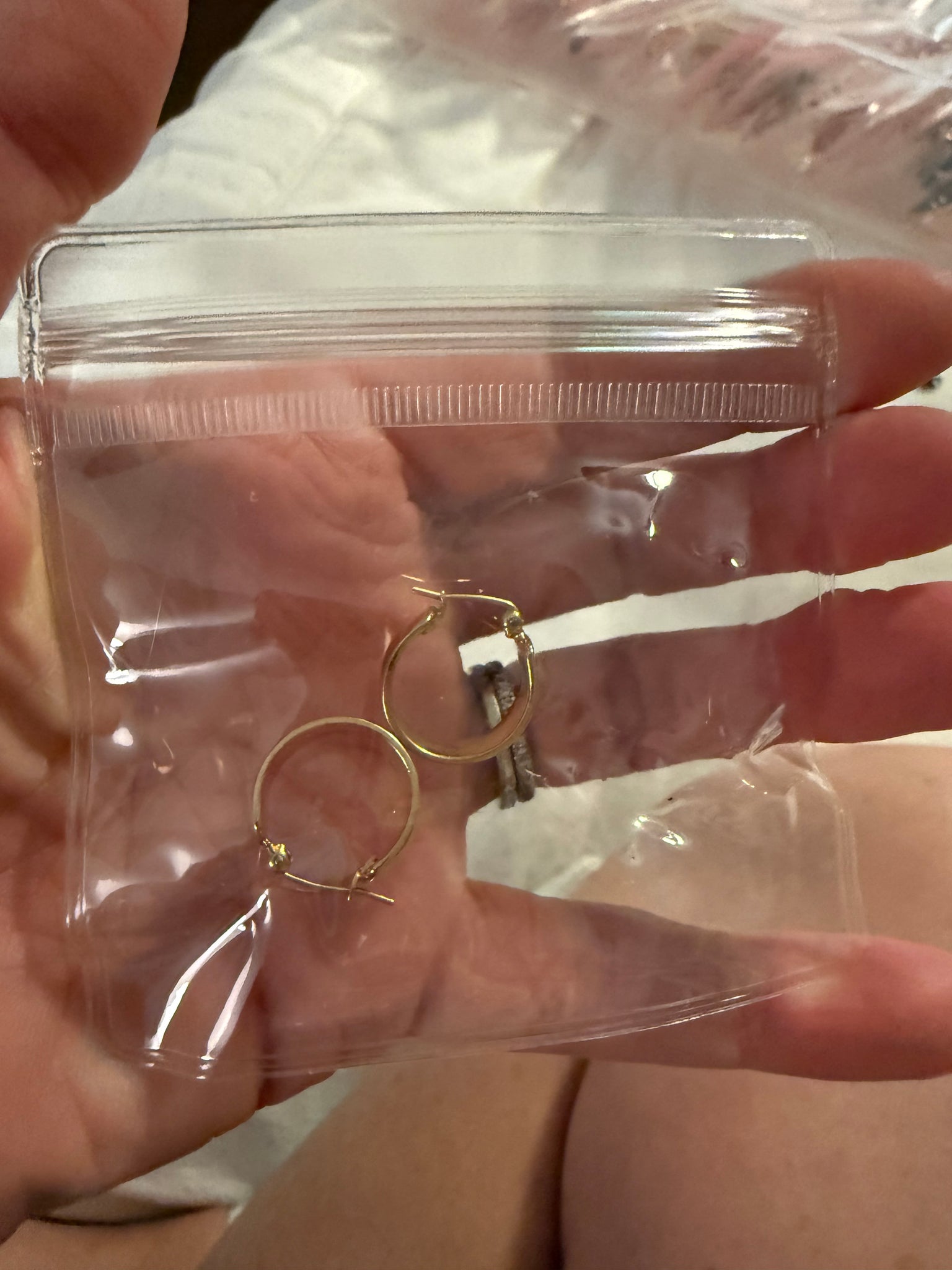 Vintage Petite Gold Hoops