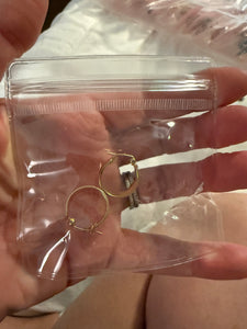 Vintage Petite Gold Hoops