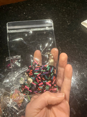 Vintage Seedbead Earrings