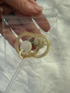 Vintage Natural Lucite Drop Earrings
