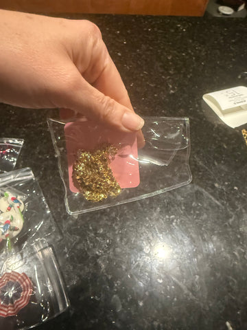 Vintage CZ And Gold Mesh Post Earrings