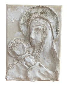 5x7 Mary And Jesus Christmas Canvas