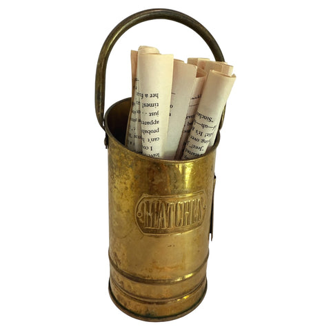 Brass Match Holder